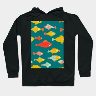 Fish pattern, a perfect gift for Anglers, Fisherman or any Nature Lover #3 Hoodie